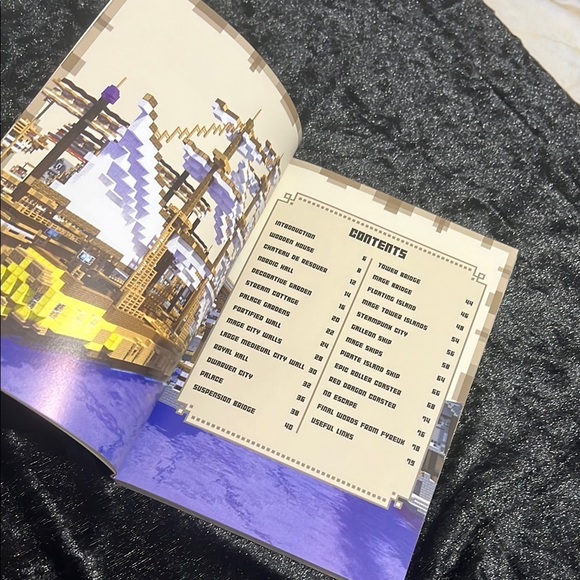 Minecraft Construction Handbook - Blue and Gold $15 - Picture 4 of 7